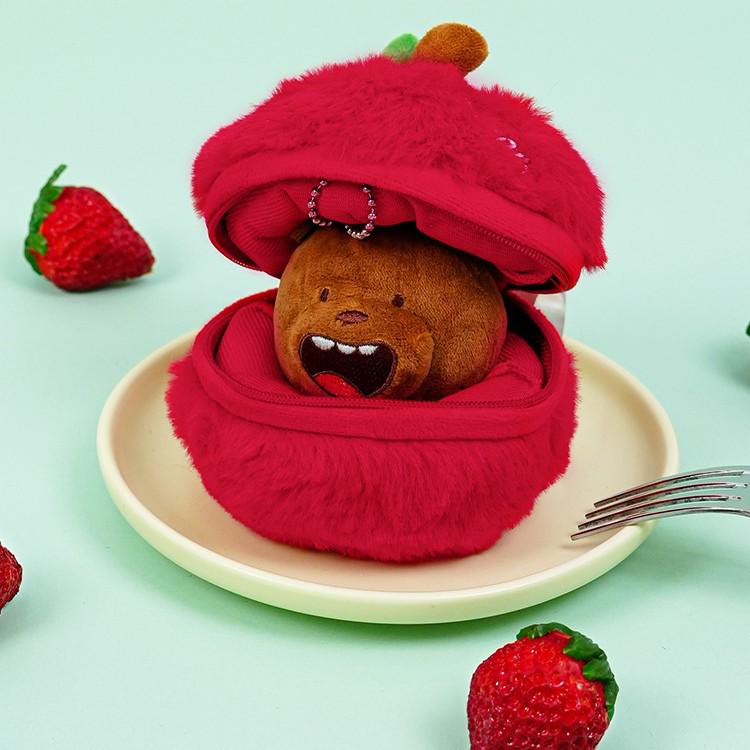 

Мы обычные медведи Фруктовая серия Отстегиваемый плюшевый брелок - Мультяшный кулон для рюкзака