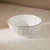 Premium Phnom Penh Keramikschale Haushalt Runde Reisschale Schlichtes Geprägtes Geschirr Schale Kleine Schale Dessertschale