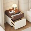 2025 Modern Medieval Solid Wood Bedside Table - Creative, Simple, and Luxurious High-End Storage Cabinet
