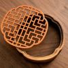 Water Storage Bearing Wood Tea Tray Walnut Wood Teapot Drain Plate Small Teapot Holder  Coffee