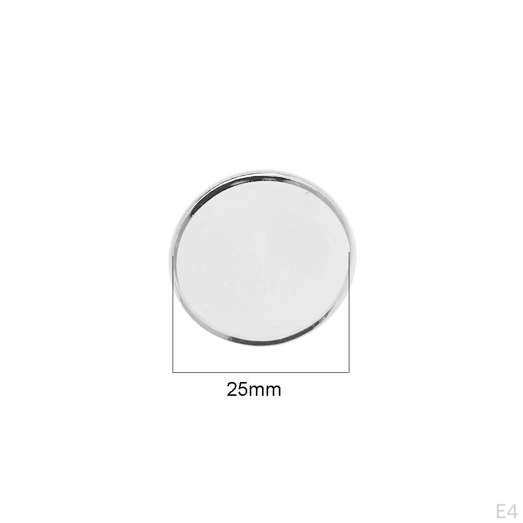 1 брошь-кабошон на лацкане с круглой подушечкой 25 мм своими руками чёрный — фото 4