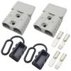 PLEAVIT Battery Connector 120A Gray Quick Connect Terminal Conversion Connector