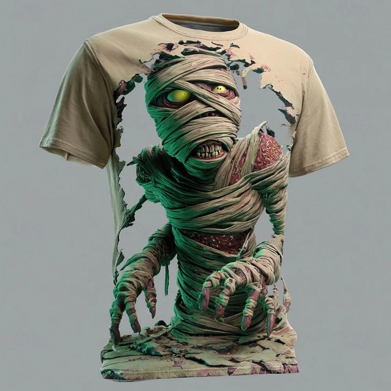 2026 Summer Tide Insect Picture Men T-Shirt Casual Tees Personality