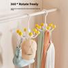 Multipurpose Six Claw Hook for Hat, Towel, Bag Storage in Nordic Style