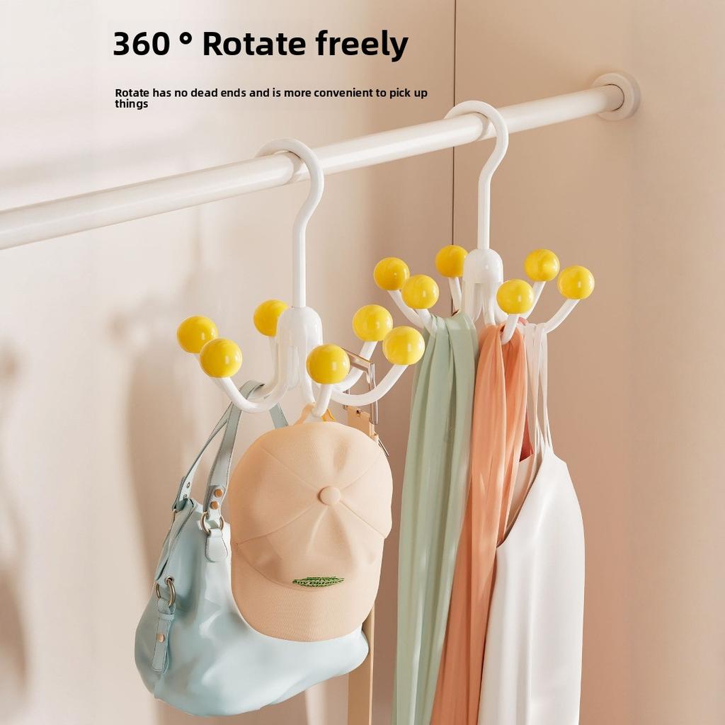 Multipurpose Six Claw Hook for Hat, Towel, Bag Storage in Nordic Style