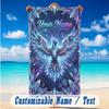 Dragon Phoenix Theme Beach Towel Personalized Custom Name & Text Soft Quick Dry Beach Towel for Swimming Travel