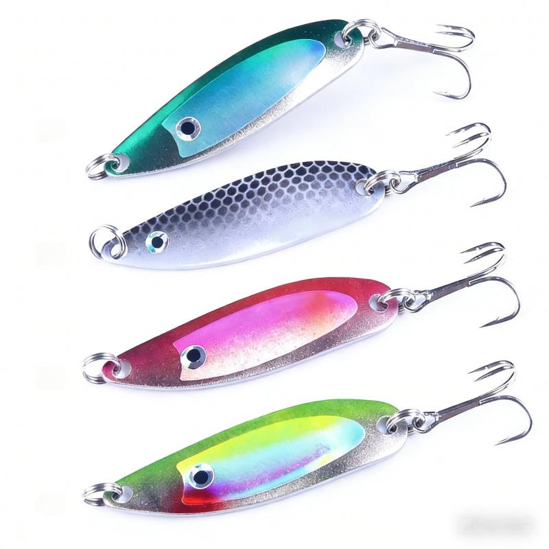 Lure Bait Set5CM 6GSequin-shaped Metal Bionic Lure Specifically Designed for Catching Snakehead and Bass, a Fishing Magic Tool