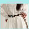 Handmade Bohemian Retro Ethnic Style Metal Waist Belt Women's Dress Decorative Waist Chain