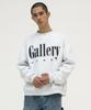 GAMMA GALLERY Logo Crop Fit Sweatshirt [Melange Grey]