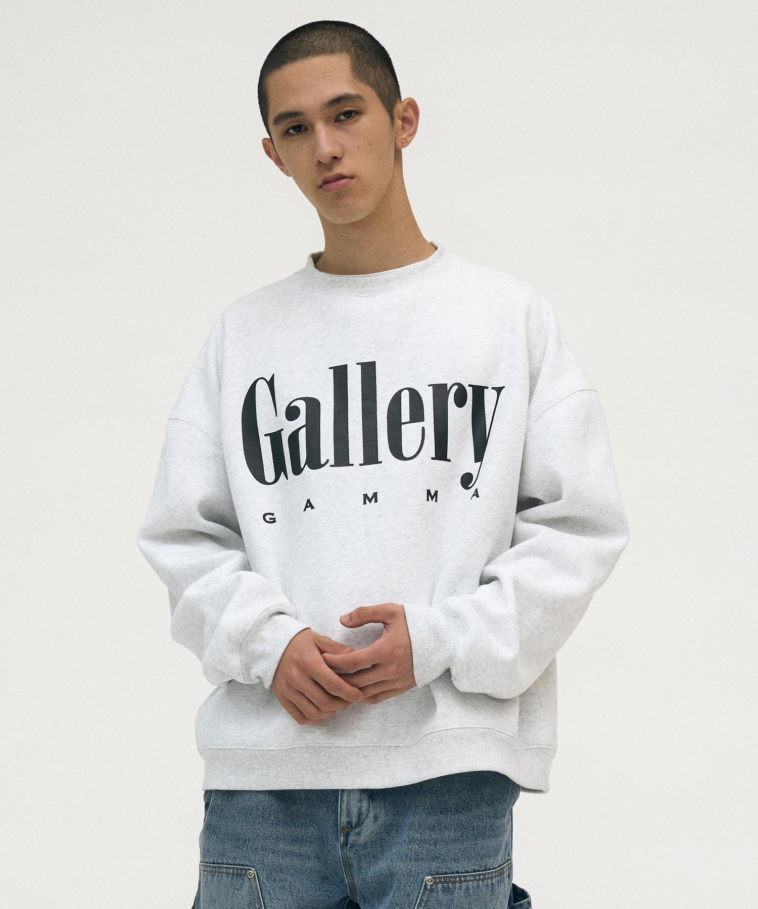 Свитшот Gamma Gallery с укороченным кроем [Меланжево-серый] Light Gray/S