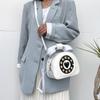 Stylish Women Telephone Shaped Crossbody PU Leather Shoulder Bag Female Casual Handbag Shopping Street School Satchel Tote Purse