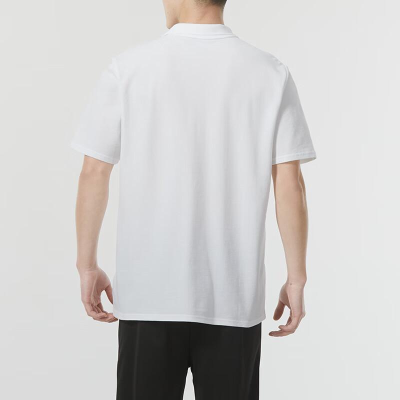 PUMA Solid Color Casual Sports Short Sleeve Polo Shirt Men Tops White 658605-04