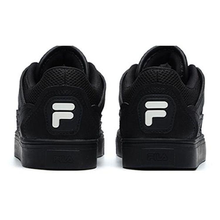 Fila Fusion Casper Fabric Synthetic Leather Low-Top Skate Shoes Women Sneaker Black T12W135109FBK