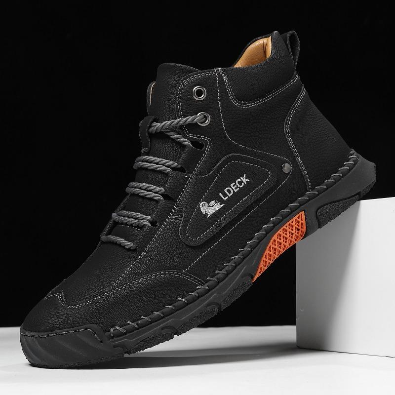 Men's Plus Size Shoes Men's Fashion Shoes Flat Boots Outdoor High-Top Shoes