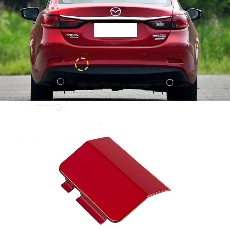 Car Rear Bumper Tow Hook Cover Lid Towing Trailer Hauling Eye Cap For Mazda 6 Atenza Sedan 2013 2014 2015 2016