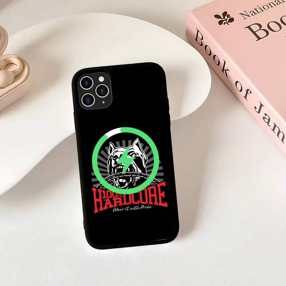 Bone Gabber 100Hardcore Dog Black For Magsafe Magnetic Phone Case For IPhone 16 15 17 Pro Max 11 12 13 14 Plus Cover