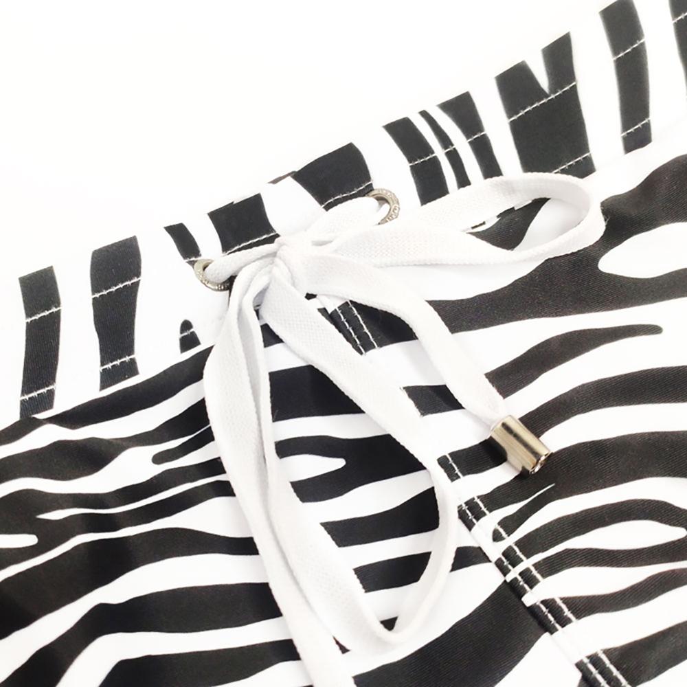 მამაკაცის საცურაო ტრუსები ჩემოდნები ზებრა-ზოლიანი მჭიდრო მორგებული სექსუალური საცურაო კოსტიუმები პლაჟის ტანსაცმელი სათრიმლავი სერფინგის სპორტული დარბაზი