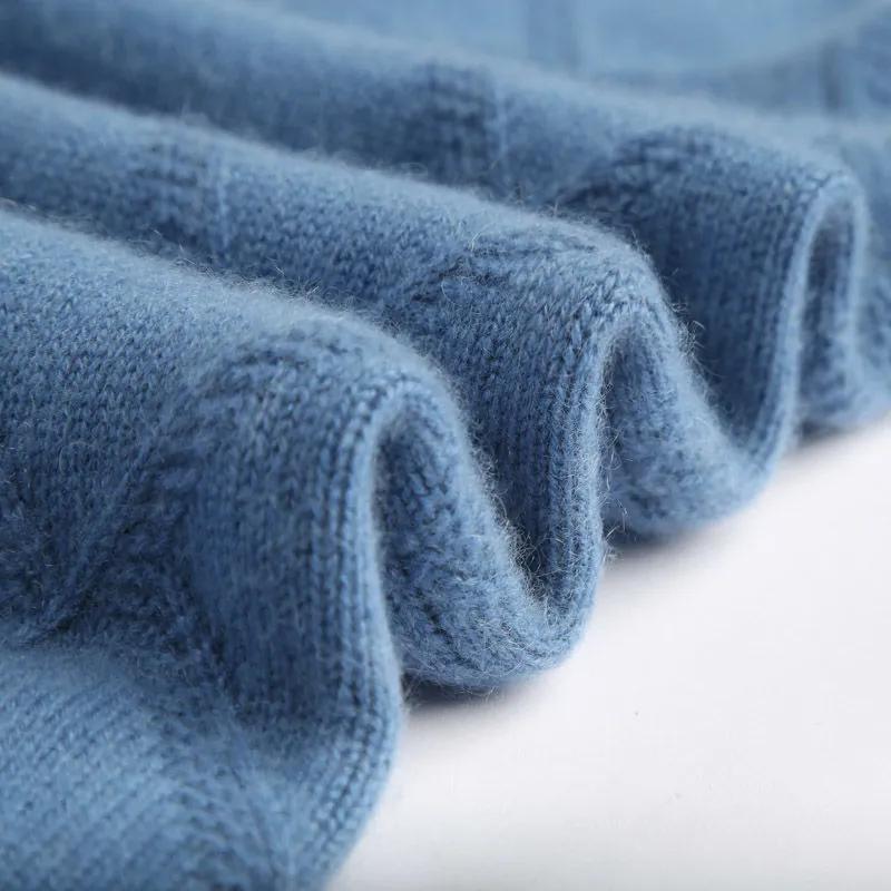 Men's Autumn and Winter Loose Knit Round Neck Base Sweater, Spring Business Casual Sweater