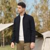 Jeep Men's Autumn Stand Collar Business Casual Jacket