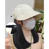 Bucket Hat Fisherman Hat with Wig Wide Brim Short Straight Hair Simple Women Sun Cap Wig  Travel