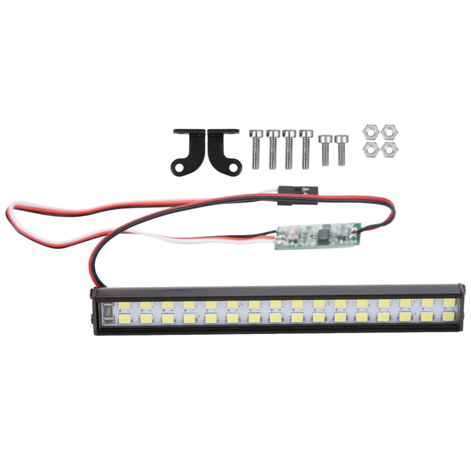 

32 шт. Світлодіодні лампи Дах для радіокерованої машинки RC Гусеничний автомобіль Універсальна світлодіодна світлова панель Аксесуар Довжина 100 мм