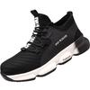 Herren Sicherheits-Sneaker mit Stahlkappe Anti-Quetschschlag Industrielle Arbeitsschuhe Leichte Durchstichsichere Herrenstiefel