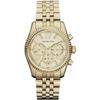 MK5556 Lexington Chronograph Champagne Dial Gold Pvd Ladies Watch