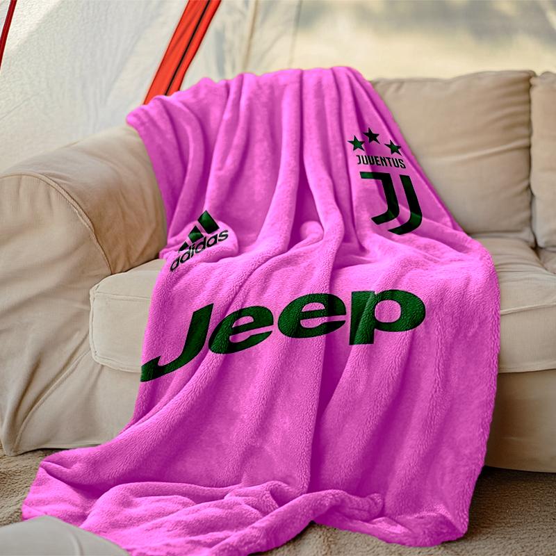 1pc Snug Juventus Football Club Blanket, Lightweight & Durable Print Blanket, Perfect for Home, Couch, Bed, Picnic, Travel, Office