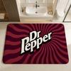 D-Dr P-Peppers Bathroom Mat Anti-slip Absorb Water Long Strip Cushion Bedroon Mat Welcome Doormat