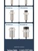 ZanIP68 Waterproof Metal Sensor: Detects Copper, Aluminum, Steel Distance with No Attenuation, NPN Normally Open, PNP