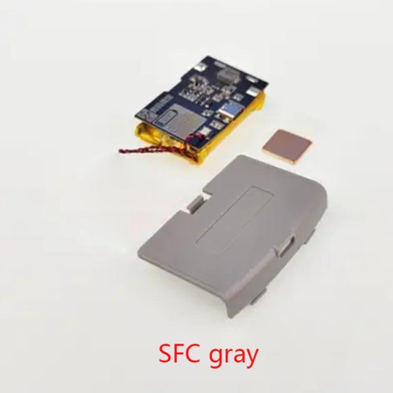 1800mAH Li-ion Rechargeable Battery Module For Game Boy Advance For GBA Highlight with Type-C Charging Port Battery Cover USB-C