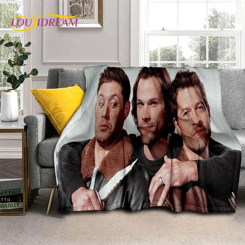 Supernatural Serie 3D Decke, Flanell Überwurfdecke für Zuhause Schlafzimmer Bett Sofa Wohnzimmer Picknick Büro Wandern Freizeit Nickerchen Geschenk