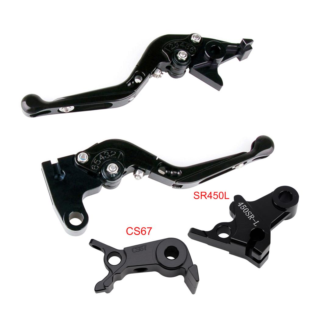 Adjustable Clutch Brake Lever fit for VOGE DS900X 900DSX 2024-2026 Black