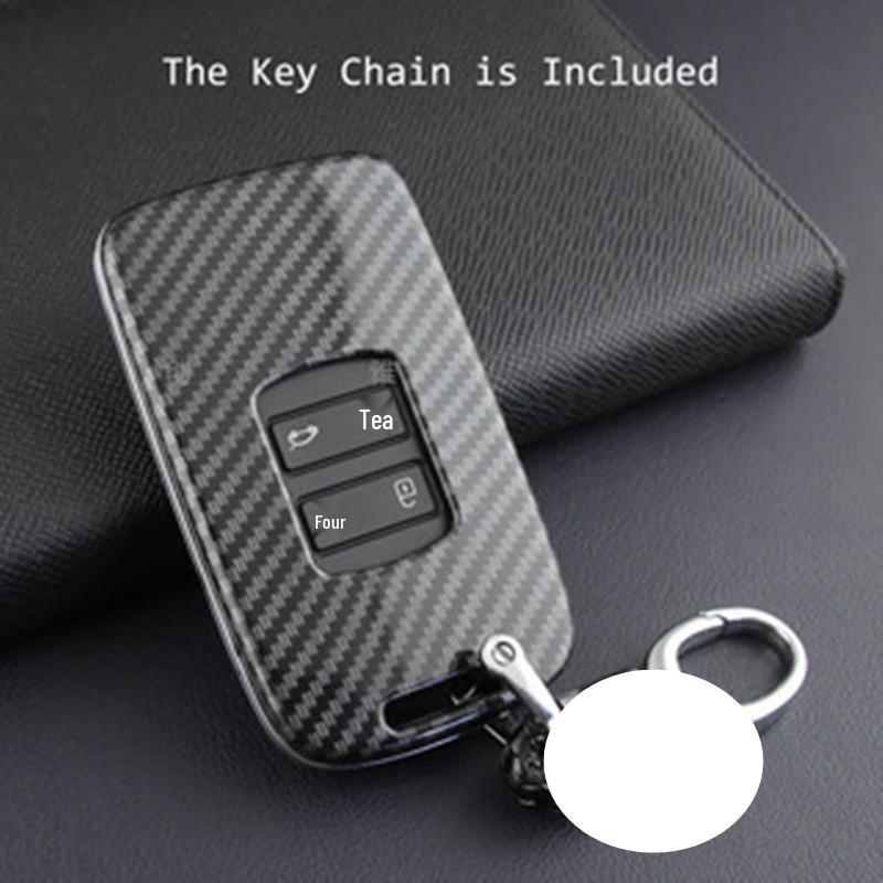 Karbonowa obudowa kluczyka do Renault Megane/Koleos - Ochronny futerał na pilota