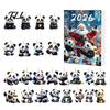 Panda Advent Calendar Calendars 2026, 2D Acrylic Cute Hanging Ornaments for Kids Christmas Countdown Gift Xmas Tree, 24 Days Calendar, Gifts