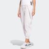 Adidas Solid Color Striped Tapered Woven Retro Sports Pants Women Pink HF2506