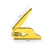 Customizable Embosser Stamp for Private Patterns with Stainless Steel Seal
