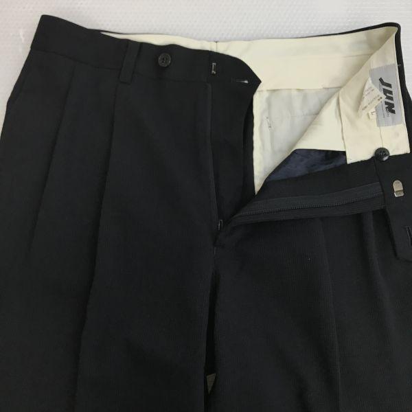 JUN MEN Ultra-Fine Stripe Single Suit Set Up Men’s L Black Japan(USED)