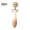 Ergonomic Pens for Long Writing Cute Animal Ballpoint Pen, 0.7mm Smooth Retractable Gel Creative Student Stationery Pens, Owl/Chick/Penguin/Honeybee