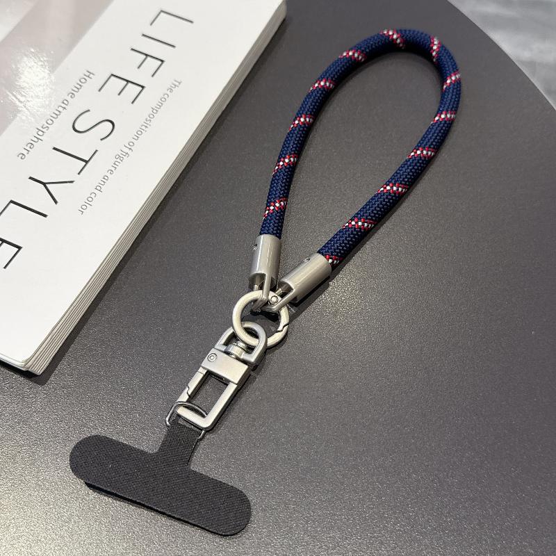 Portable Mobile Phone Hand Wrist Straps Nylon Colorful Anti-Fall Lanyard With Gasket Detachable Cellphone Hanging Cord