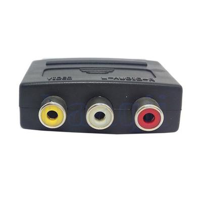 New for TV DVD SCART To 3 RCA Female Adapter Adapter Audio Video Accessories SCART Converter Cable