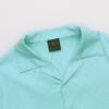 Jordan Solid Color Loose-Fit Casual Single-Breasted Short Sleeve Shirt Men Tops Blue DX9682-464