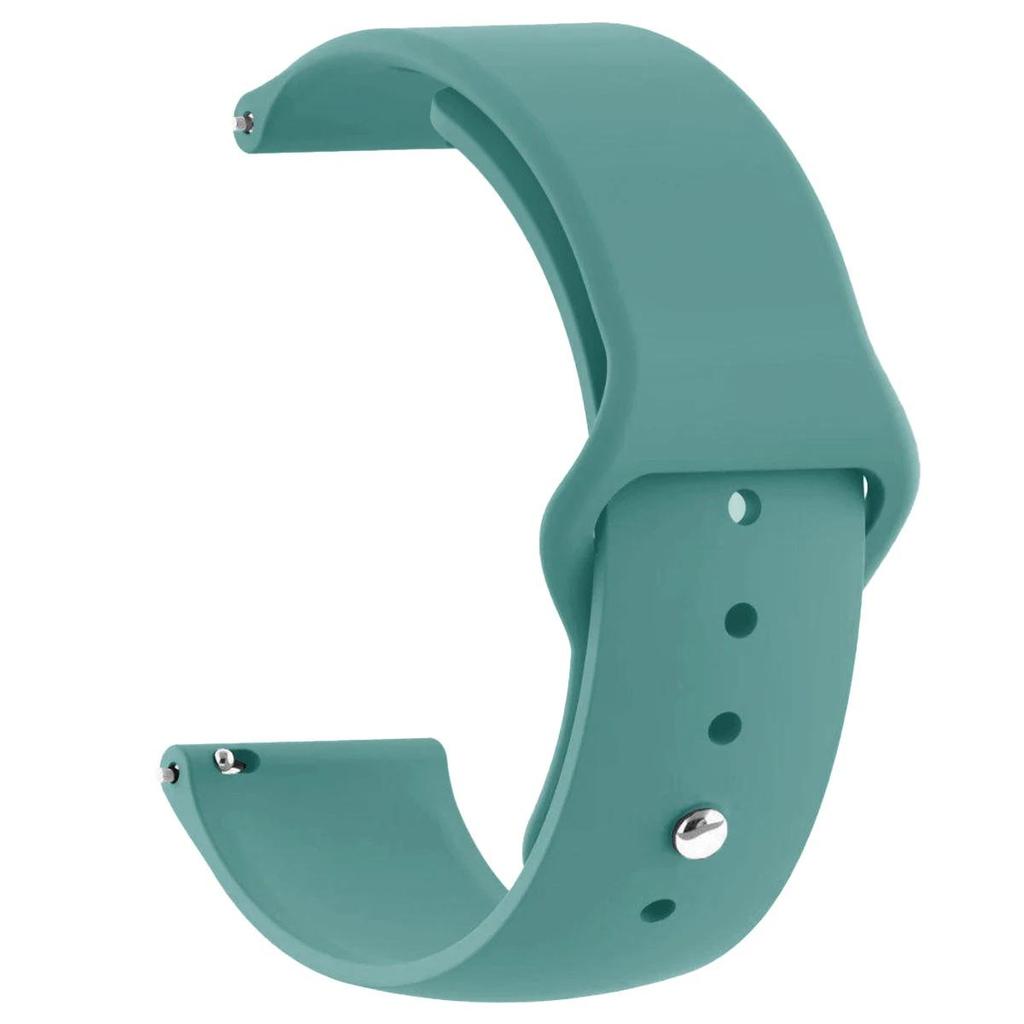 Universal Silicone Sport Watch Strap for 18/20/22mm Samsung Galaxy & Huawei