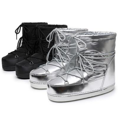 TP-Y026 Wasserdichte Rutschfeste Mondstiefel - 2025 Kurzer Schaft, Verdickte Warme Schneestiefel