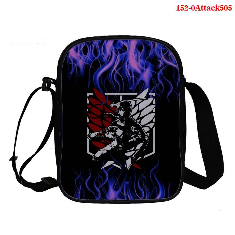 Attack On Giant Peripheral Digital 3D Printed Backpack Student School Bag Full Color Bag Double Shoulder Bag