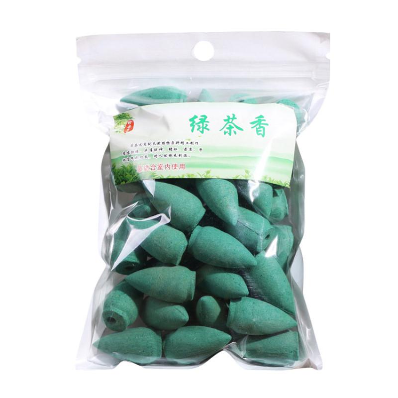 45 Stück/Beutel, natürlicher Turm-Räucherstäbchen, Sandelholz, luftreinigender Rückfluss-Räucherstäbchen, natürlicher Lufterfrischer