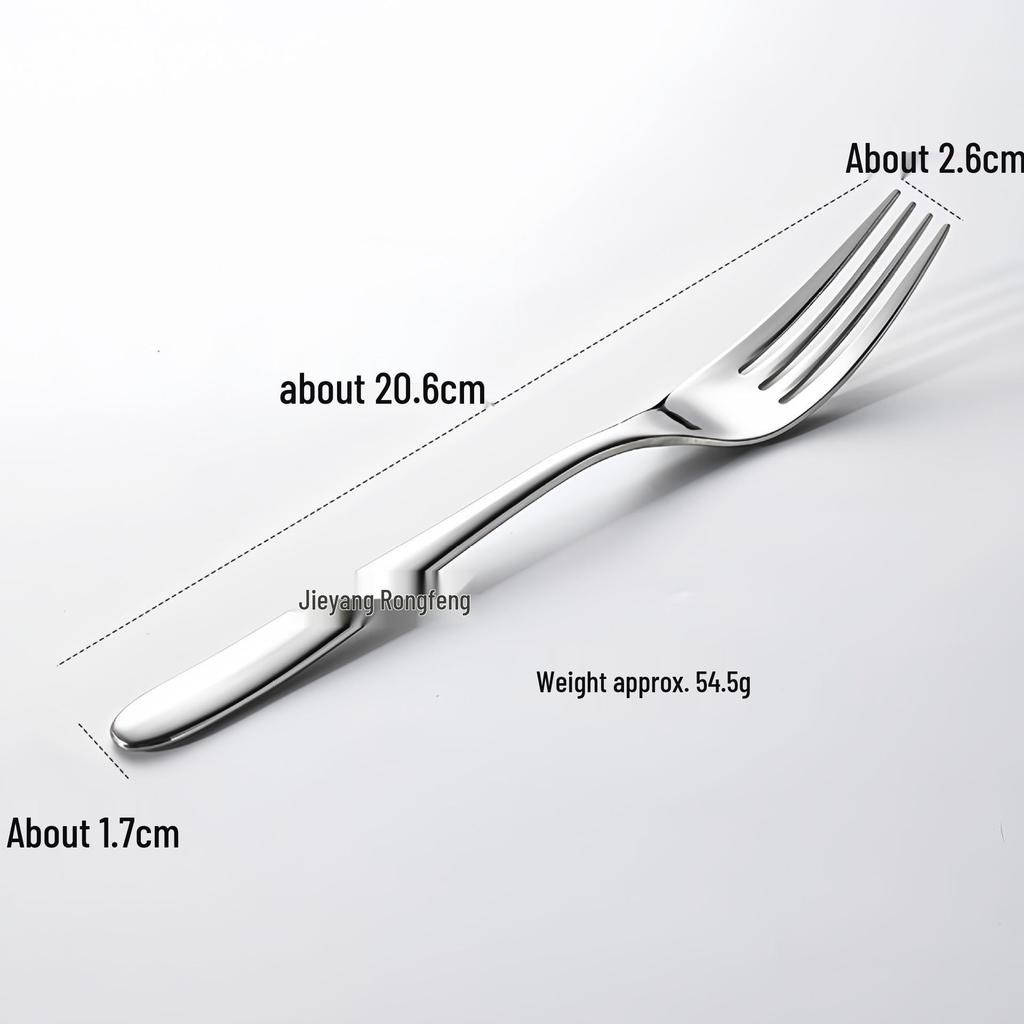 Stainless Steel 304 Cutlery Set: Fork, Spoon, Knife for Hotel, Home, Western Cuisine, Includes Soup and Coffee Spoon, Steak Knife, and Fork.