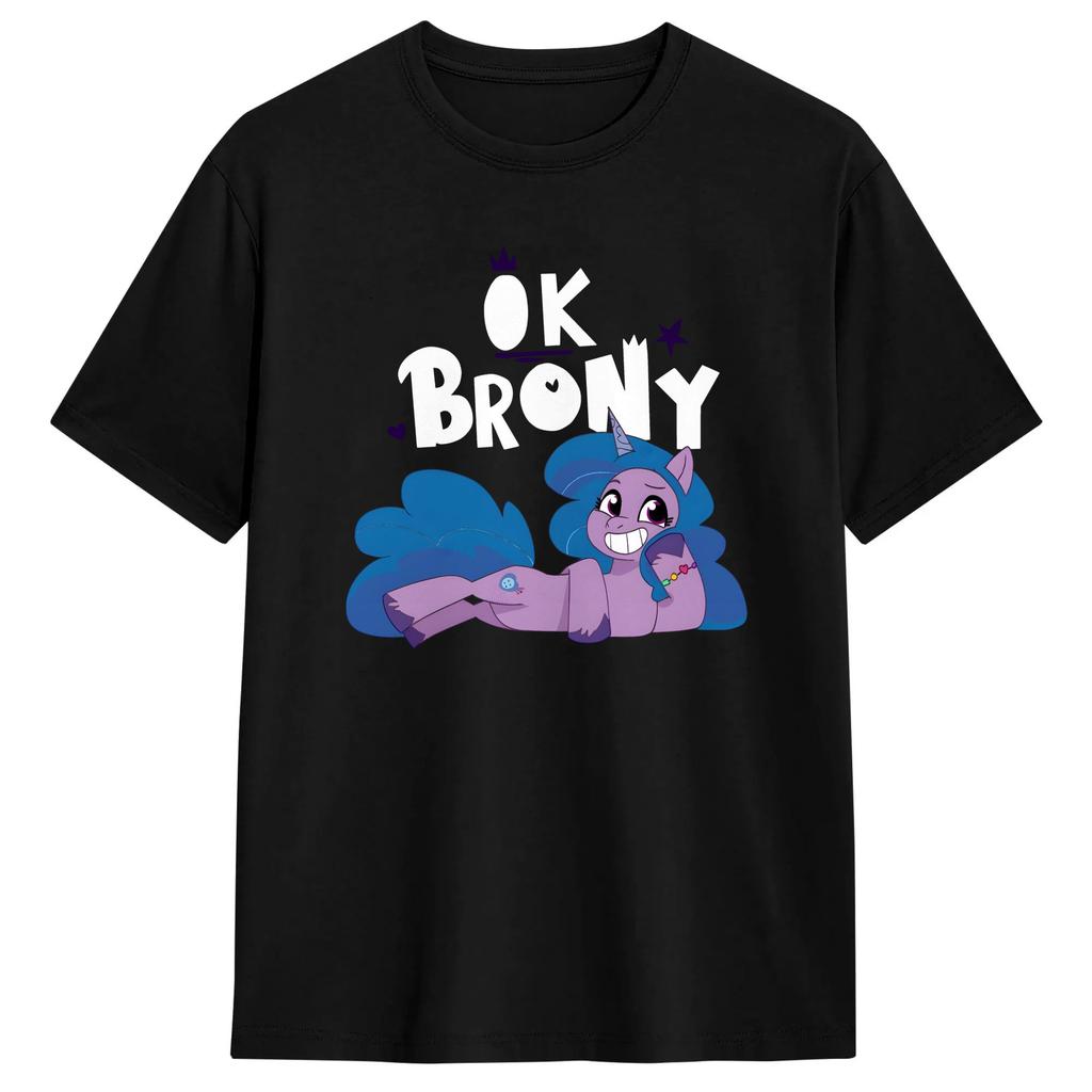 Rainbow Dash And Friends T Shirts Unisex Pure Cotton Funny TShirts Round Neck Free Hugs Tee Shirt Short Sleeve Clothes