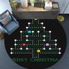 GAME Pac‑Man Pattern Round rug,Carpet Rug for Living Room Bedroom Playroom ,Non-slip Floor Mat,Holiday Gifts and Birthday Gifts.
