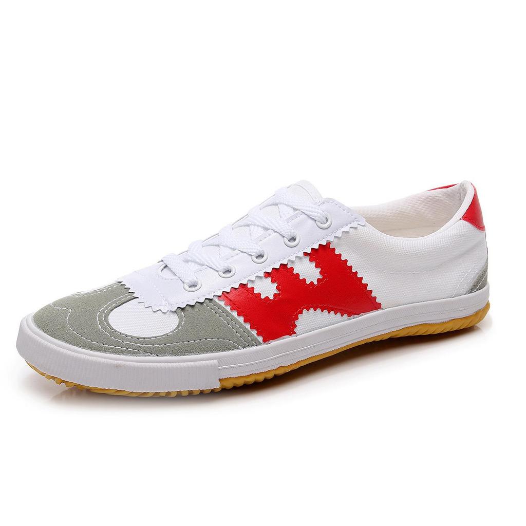 2025 Spring/Autumn Anti-slip Canvas Running Shoes - Soft Sole Beef Tendon for Men's & Women's Student Style